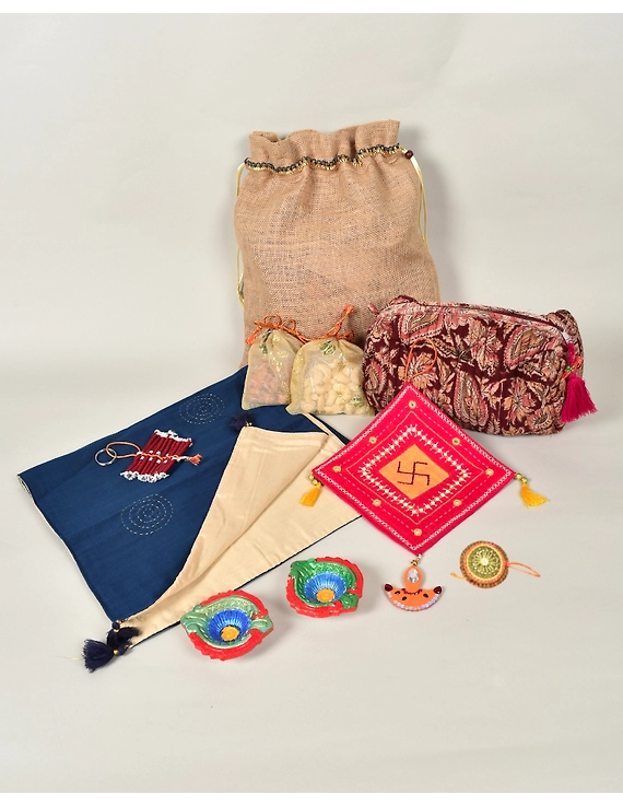 Handmade With Love - Diwali Hamper In Jute Bag : DHDB-DHDB