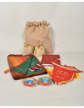 Diwali Gifts - Artisanal Hamper In Jute Bag Packing : DHHB-DHHB-sm