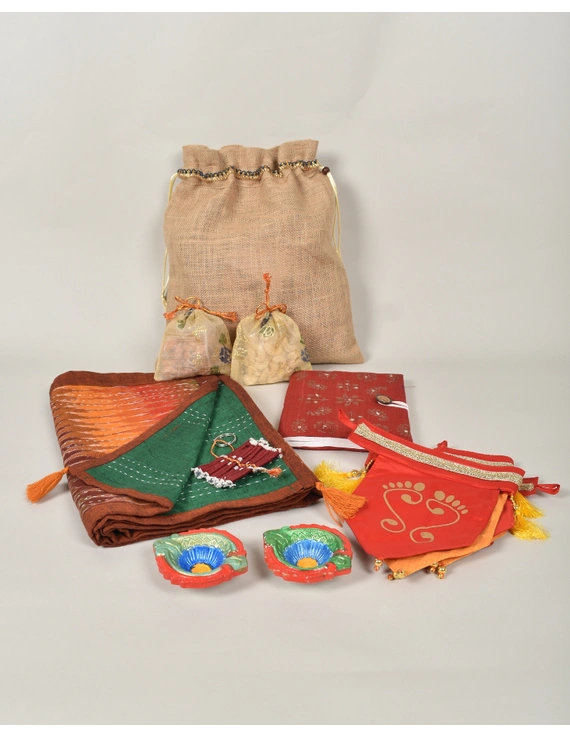 Diwali Gifts - Artisanal Hamper In Jute Bag Packing : DHHB-DHHB