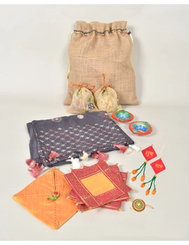 Diwali Gifts - Rainbow Hamper In Jute Bag Packing : DHRB-DHRB-sm