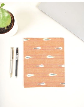 &quot;Samarth&quot; Ikat Diary Sleeve with Button / Journals : STJ13B-3-sm