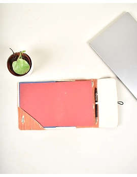 &quot;Samarth&quot; Ikat Diary Sleeve with Button / Journals : STJ13B-1-sm