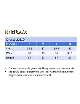 Blue semi silk ikat halter neck long dress with a front slit: LD610D-XL-4-sm