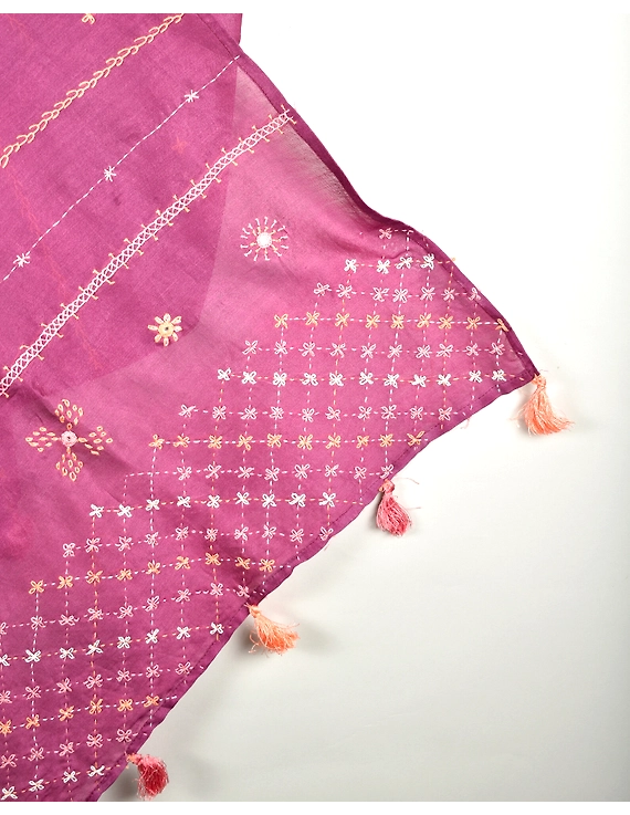 Banjara Hand Embroidery Stoles/ Scarf's For Women - WAS03D-2
