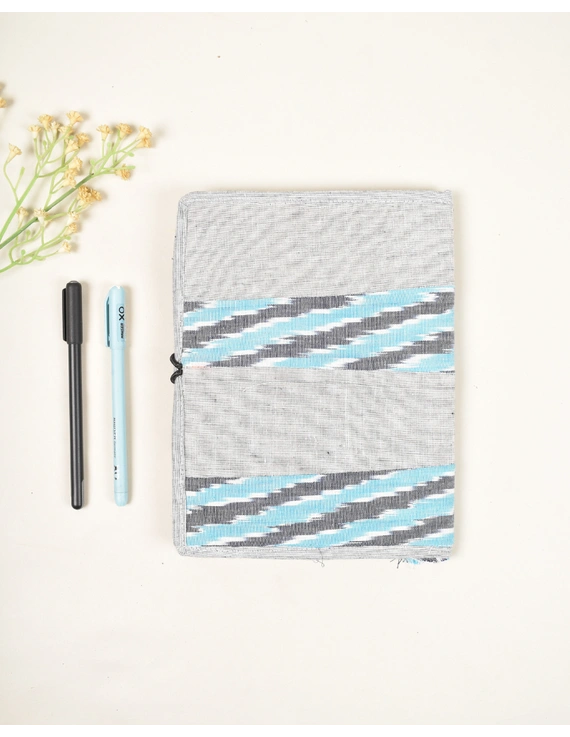 Reusable diary sleeve with handmade paper diary - Grey : STJ05CD-1