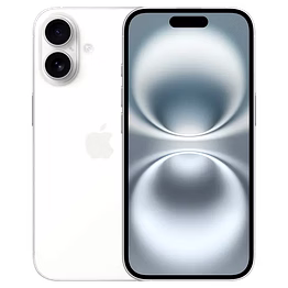 apple iphone 16 plus (256gb, white)