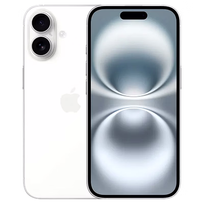 apple iphone 16 plus (256gb, white)