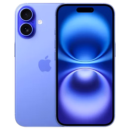 apple iphone 16 plus (256gb, ultramarine)