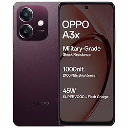 oppo a3x 4g (nebula red, 4gb ram, 64gb storage)