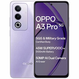 oppo a3 pro 5g (starry black, 8gb ram, 128gb storage)|6.67” hd+ 120hz refresh rate screen | 45w supervooc