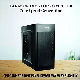 takkson ti58240 core i5 2nd gen. desktop pc high-performance computer for home & business use | new tower cpu for office, study and professional work, os win-11 (8 gb ram, 240 gb ssd)