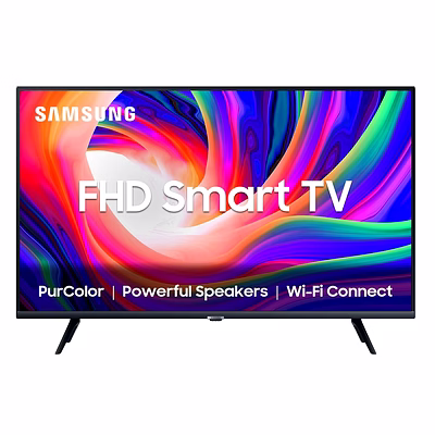 samsung 108 cm (43 inches) full hd smart led tv ua43t5450akxxl (black)
