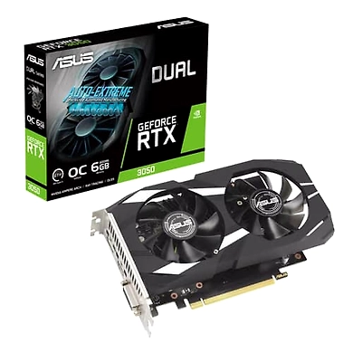 Asus Dual RTX 3050 OC Edition 6GB Gaming Graphics Card-3050OCEdition