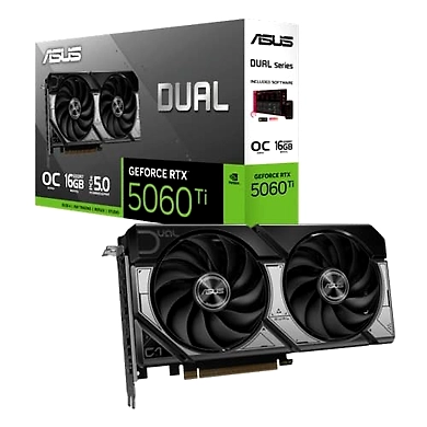ASUS Dual RTX 5060 Ti OC Edition 16GB GDDR7 Graphics Card-DualRTX5060TiOC