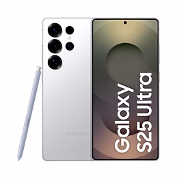 samsung galaxy s25 ultra 5g smartphone with galaxy ai (titanium whitesilver, 12gb ram, 256gb storage), titanium frame, snapdragon 8 elite, 200 mp camera with provisual engine and 5000mah battery