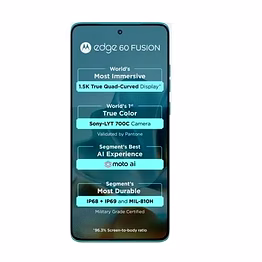 motorala motorola edge 60 fusion (pantone amazonite, 12gb ram, 256gb storage)