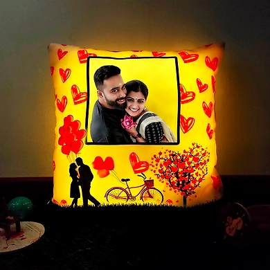 Personalized Printed Cushion-LED-1