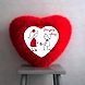 Fur Heart Cushion-Normal-4-sm