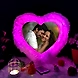 Fur Heart Cushion-LED-3-sm