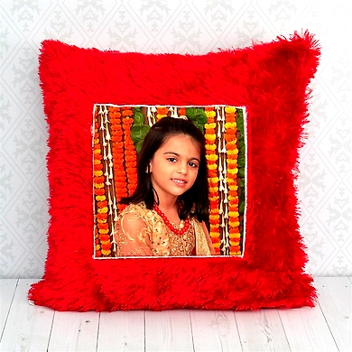 Fur Square Cushion-Normal-2