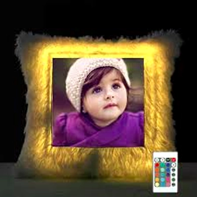 Fur Square Cushion-LED-5