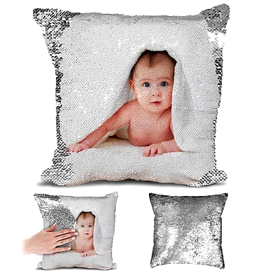 Magic Sequin Square Cushion-Single Side-2