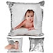 Magic Sequin Square Cushion-Single Side-2-sm