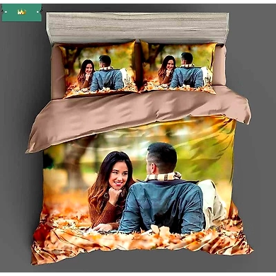 Personalized Bed Sheet with Pillow Cover-RVPBCWP