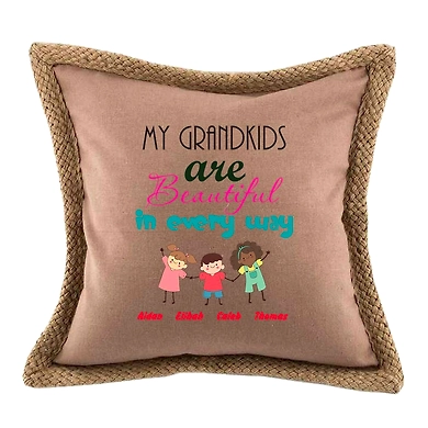 Personalized Jute Cushion-2