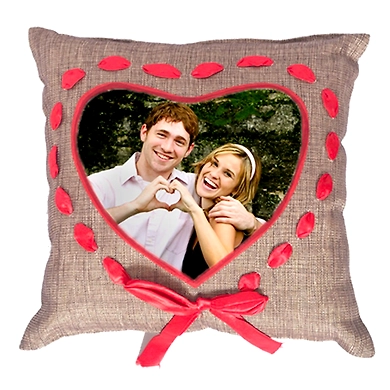 Personalized Jute Cushion-RVPJC