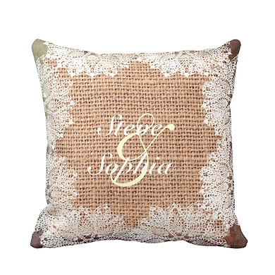 Personalized Jute Cushion-3