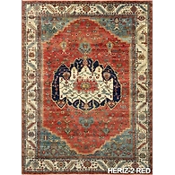 Heriz-2 Runner -Red