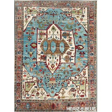 Heriz-5 Blue-Heriz-5B