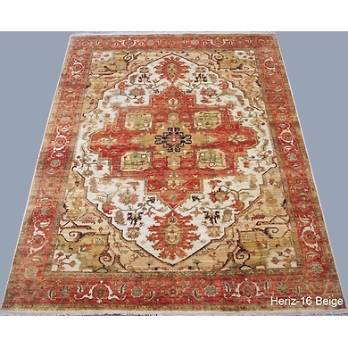 Heriz-16 Beige-Heriz-16