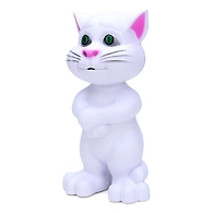 Talking Tom musical with Touch Sensitive and Recording-White