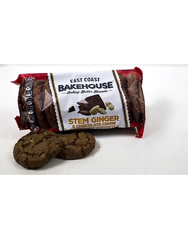 Stem Ginger & Chocolate Chunk Crunchy Cookies -160g