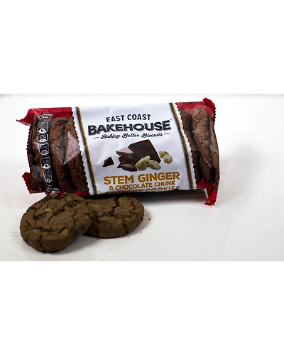 Stem Ginger &amp; Chocolate Chunk Crunchy Cookies -160g-SG-02