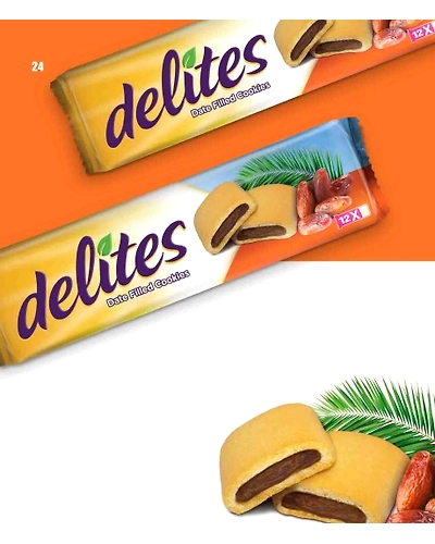 Delites Date Filled Cookies -110g-Date
