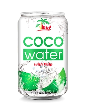 Coconut water with pulp -330ml.
