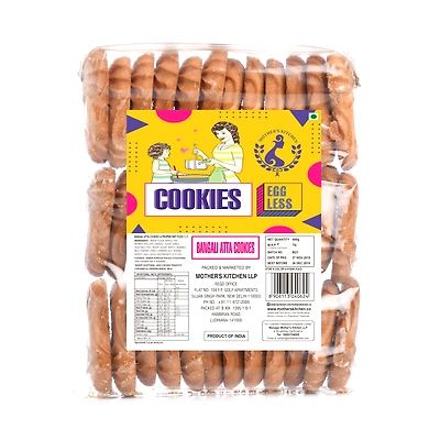 MOTHER'S KITCHEN Cookies Combo of Bengali Atta, Ajwain, Chocolate, and Jam Fresh and All Natural Low Cholestrol Atta Cookie Biscuits(Pack of 4) 400x4g-C-MK-BATA-AJWN-CHCO-JAM-P4_400