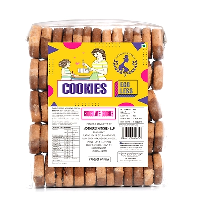 MOTHER'S KITCHEN Cookies Combo of Bengali Atta, Ajwain, Chocolate, and Jam Fresh and All Natural Low Cholestrol Atta Cookie Biscuits(Pack of 4) 400x4g-1