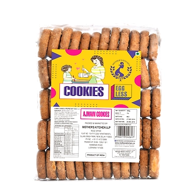 MOTHER'S KITCHEN Cookies Combo of Atta Ajwain,Jam and Elaichi Fresh and All Natural Low Cholestrol Atta Cookie Biscuits(Pack of 4) 400x4g-C-MK-AJWN-JAM-ELCHI-ATA-P4_400