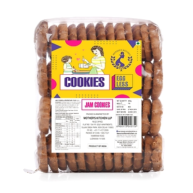 MOTHER'S KITCHEN Cookies Combo of Atta Ajwain,Jam and Elaichi Fresh and All Natural Low Cholestrol Atta Cookie Biscuits(Pack of 4) 400x4g-1