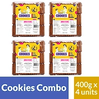 MOTHER'S KITCHEN Cookies Combo of Low Cholesterol American Atta Cookies-Fresh and All Natural Biscuits (Pack of 4) 400x4g