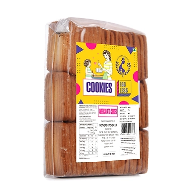 MOTHER'S KITCHEN Cookies Combo of Low Cholesterol American Atta Cookies-Fresh and All Natural Biscuits (Pack of 4) 400x4g-2