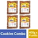 MOTHER'S KITCHEN Cookies Combo of Low Cholesterol Atta Cookies-Fresh and All Natural Biscuits (Pack of 4) 400x4g-MK-ATTA-COOKIES-P4_400g-sm