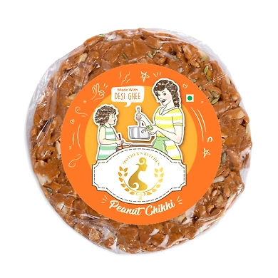 MOTHER'S KITCHEN Chikki Combo of Low Cholesterol Peanut Chikki-Fresh and All Natural Chikki(Pack of 3) 200x3g-MK-PEANUT-CHIKKI-P3_200g