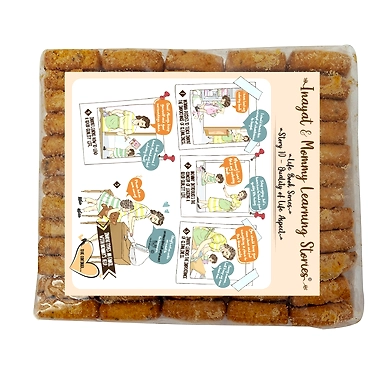 MOTHER'S KITCHEN Cookies Combo of Low Cholesterol Ajwain Atta Cookies-Fresh and All Natural Biscuits (Pack of 4) 400x4g-1