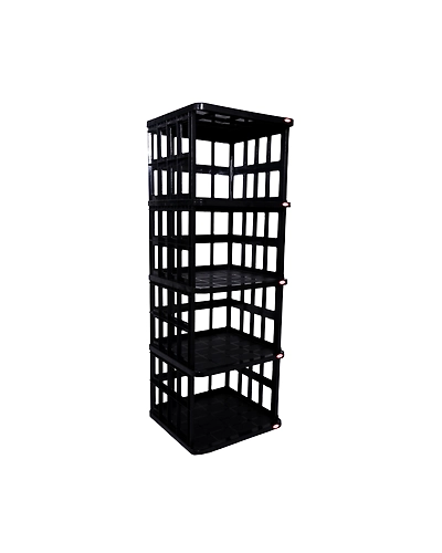 Surprise Book shelf 4 stage-Black-1