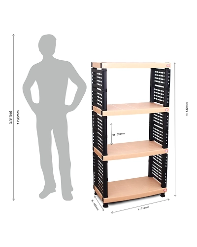 Surprise Heavy Duty Fileshelf 4 stg-Beige-3